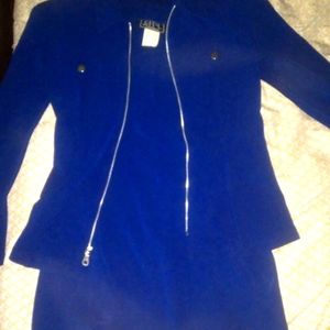 Dark blue jacket & dress